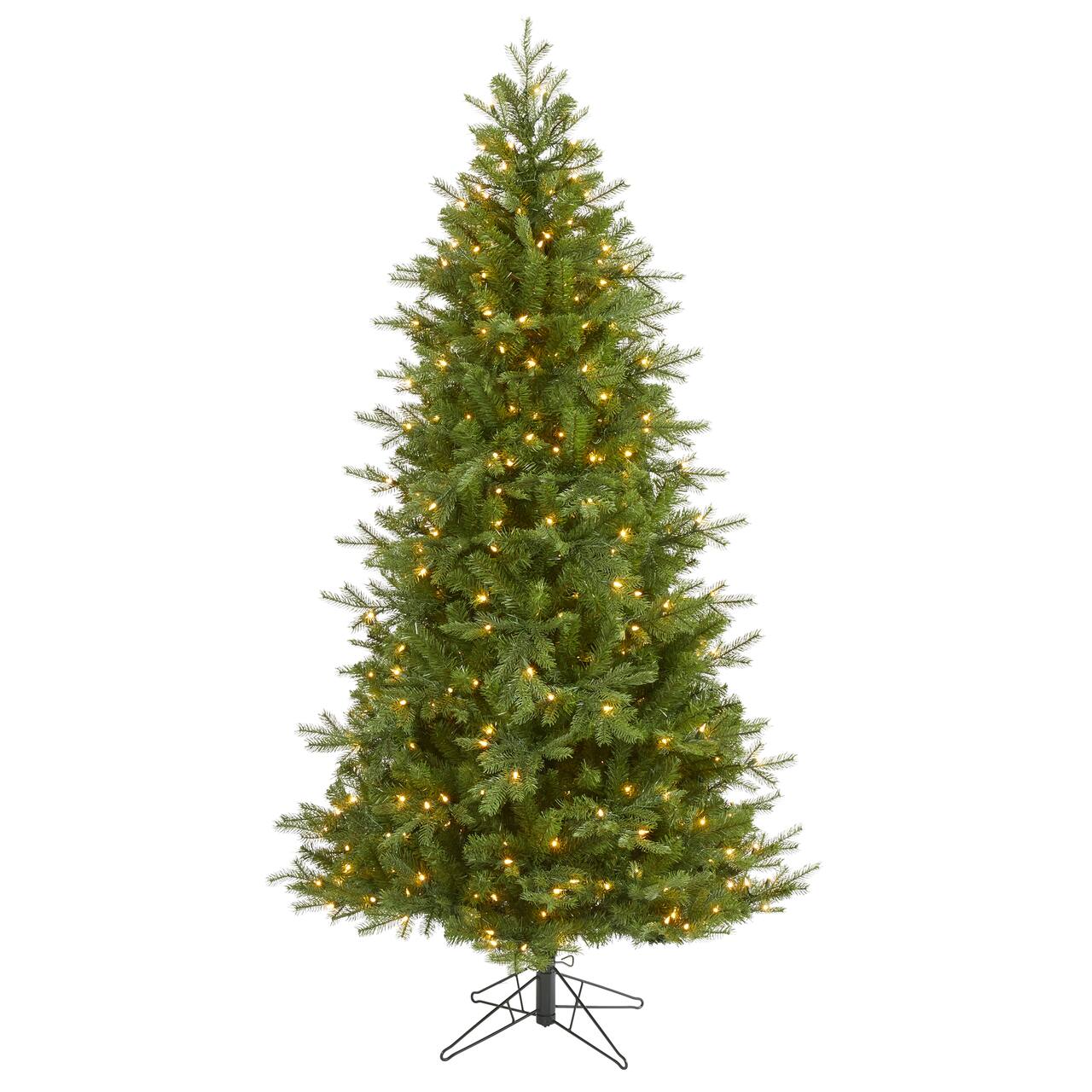 7ft. Pre-Lit Vienna Fir Artificial Christmas Tree, Warm White Lights